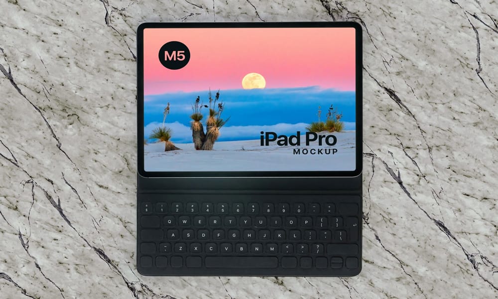 The Ultimate Collection of 2000+ Free Mockup Templates PSD Designs 60 M5 iPad Pro Mockup PSD