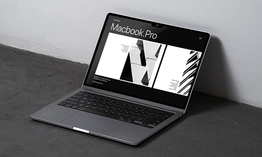 The Ultimate Collection of 2000+ Free Mockup Templates PSD Designs 32 Macbook Pro Mockup Showcase Screen PSD