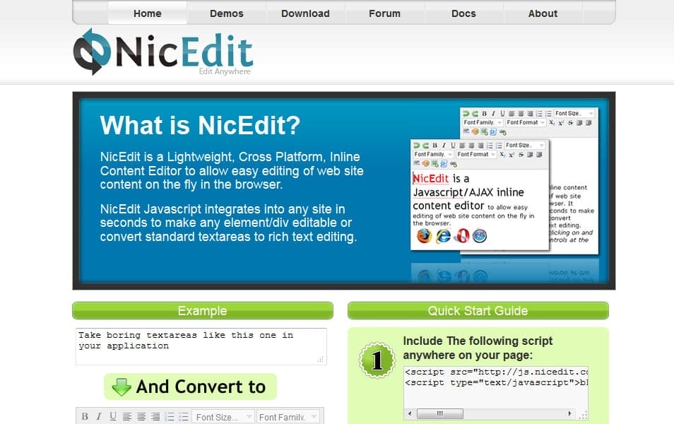 Best Free Code Editors For Developers 67 NicEdit