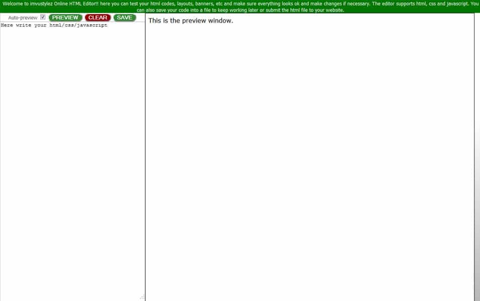 Best Free Code Editors For Developers 39 Online HTML Editor | imvustylez