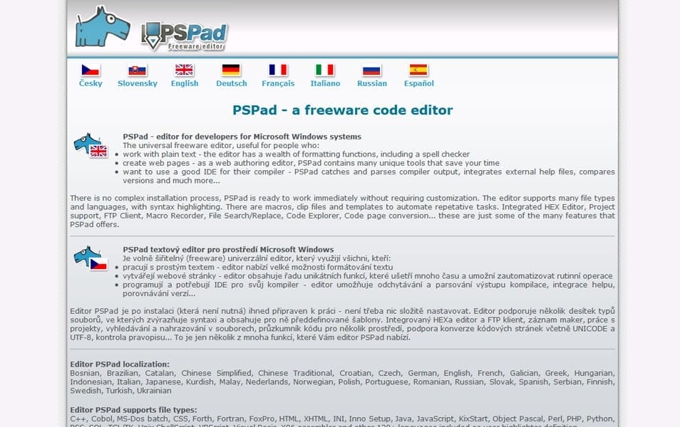 Best Free Code Editors For Developers 55 PSPad