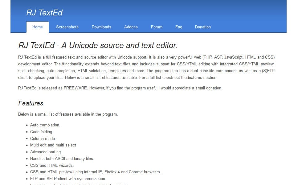 Best Free Code Editors For Developers 56 RJ TextEd