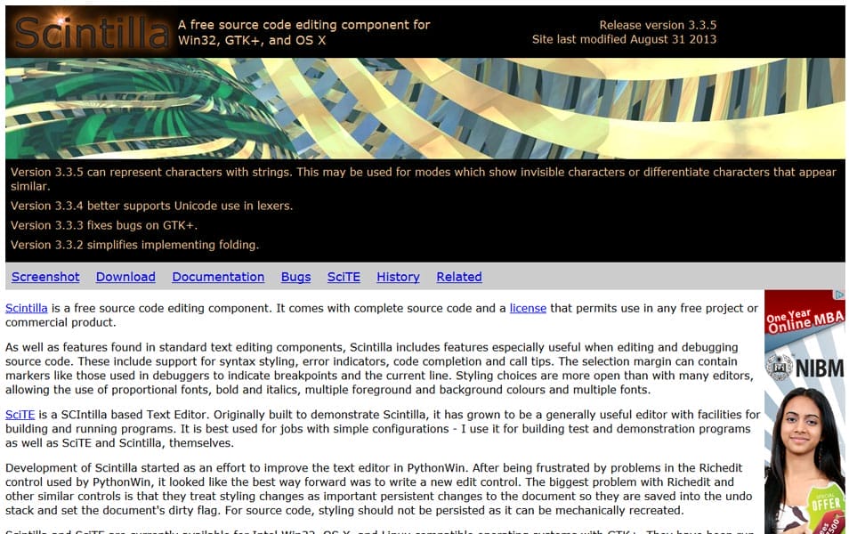 Best Free Code Editors For Developers 57 Scintilla