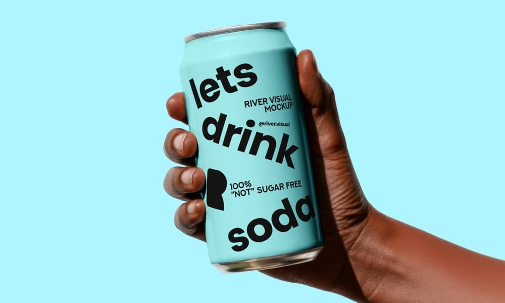 The Ultimate Collection of 2000+ Free Mockup Templates PSD Designs 501 Soda Can Mockup PSD