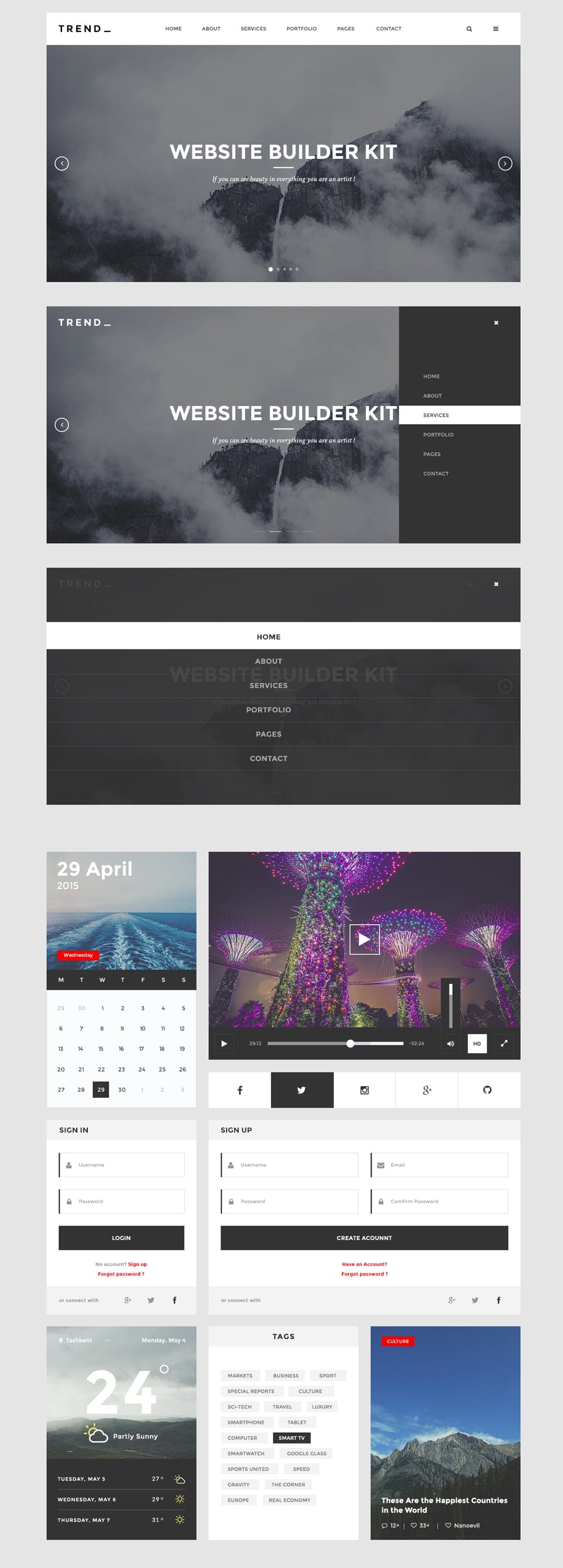 Trend-UI-Kit-PSD
