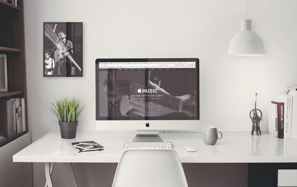 iMac Retina 5k Office MockUp