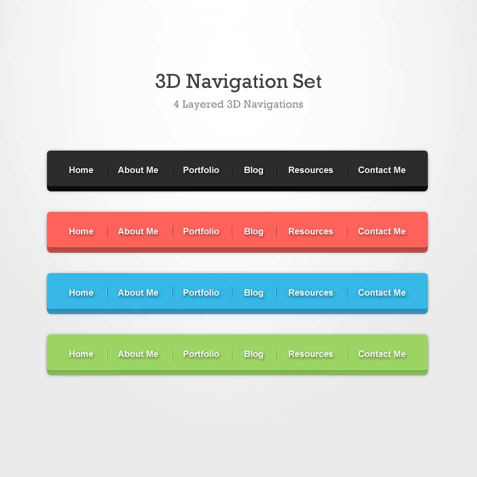 3D Navigation Set 3D Navigation Set