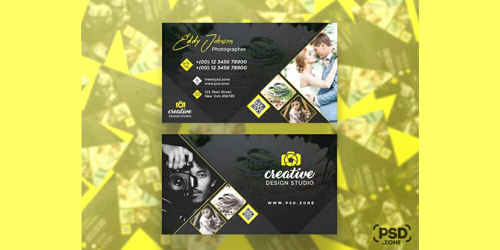 100+ Free Business Cards PSD 58 Best Photographer Business Card Design