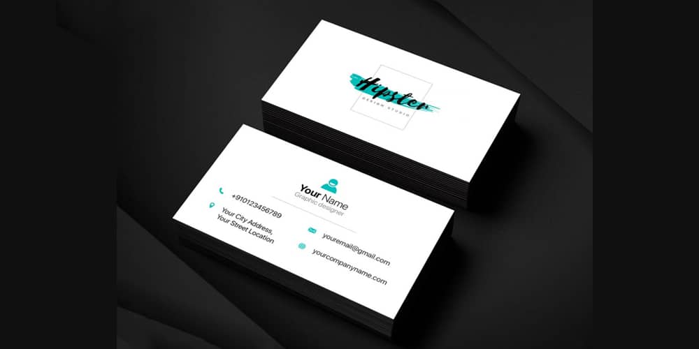 100+ Free Business Cards PSD 140 Clean Business Card PSD