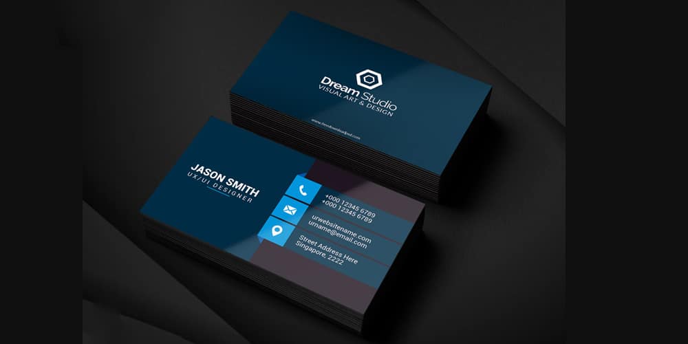 100+ Free Business Cards PSD 141 Clean Business Card Template PSD