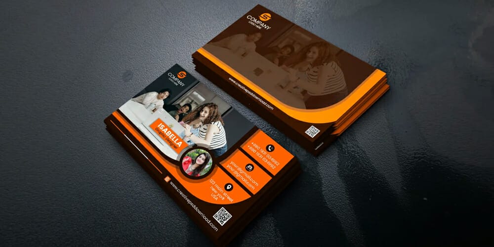 100+ Free Business Cards PSD 216 Corporate Business Card