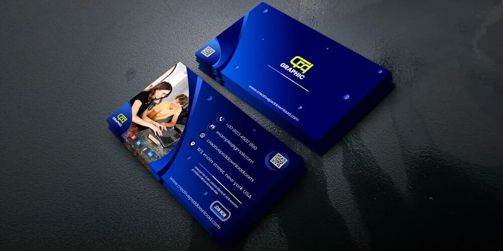 100+ Free Business Cards PSD 205 Corporate Business Card