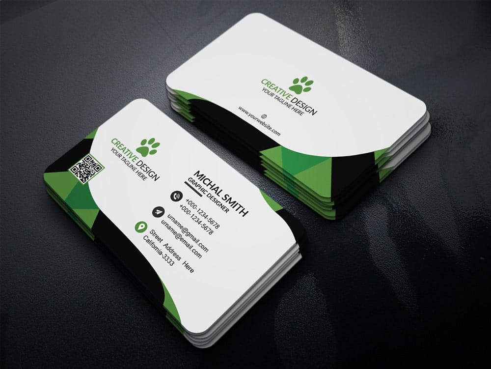 100+ Free Business Cards PSD 282 Corporate business card