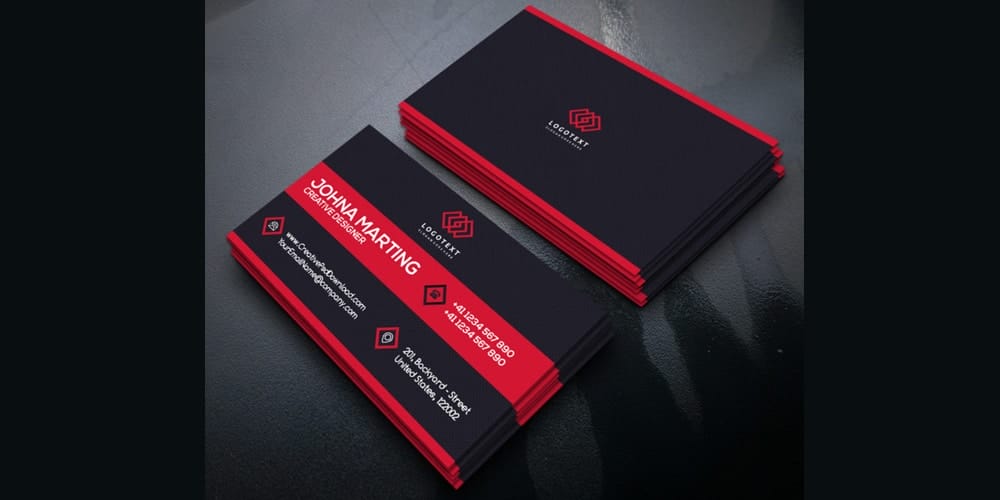 100+ Free Business Cards PSD 270 Corporate Business Card PSD