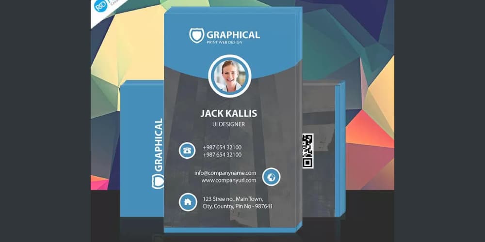 100+ Free Business Cards PSD 289 Corporate Business Card PSD