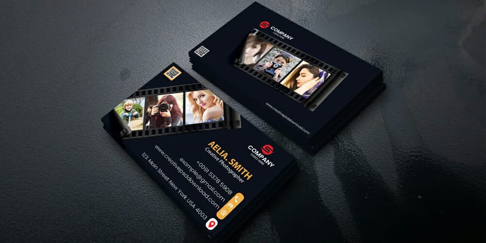 100+ Free Business Cards PSD 209 Corporate Business Card Template