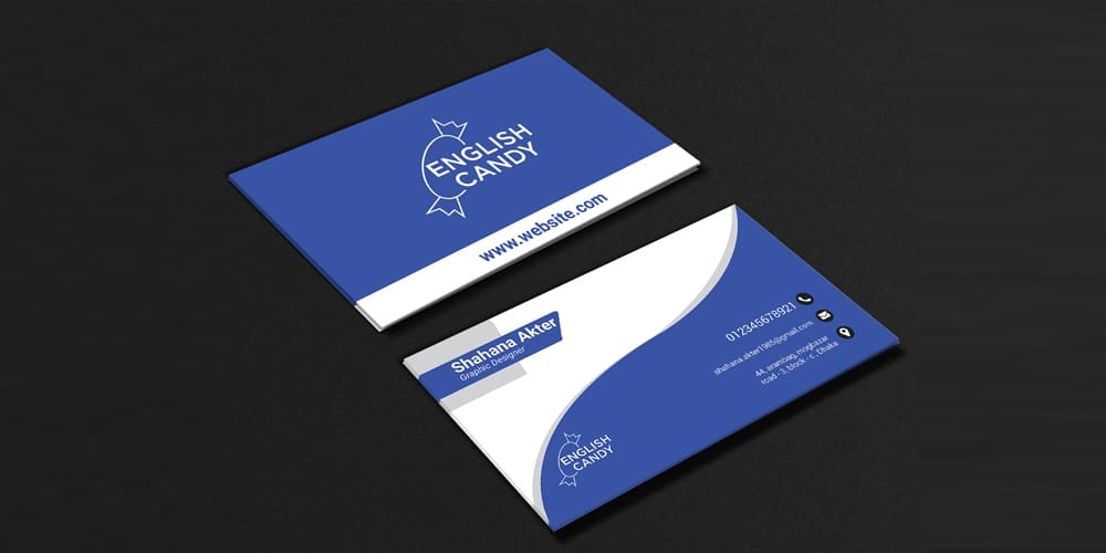 100+ Free Business Cards PSD 237 Corporate Business Card Template