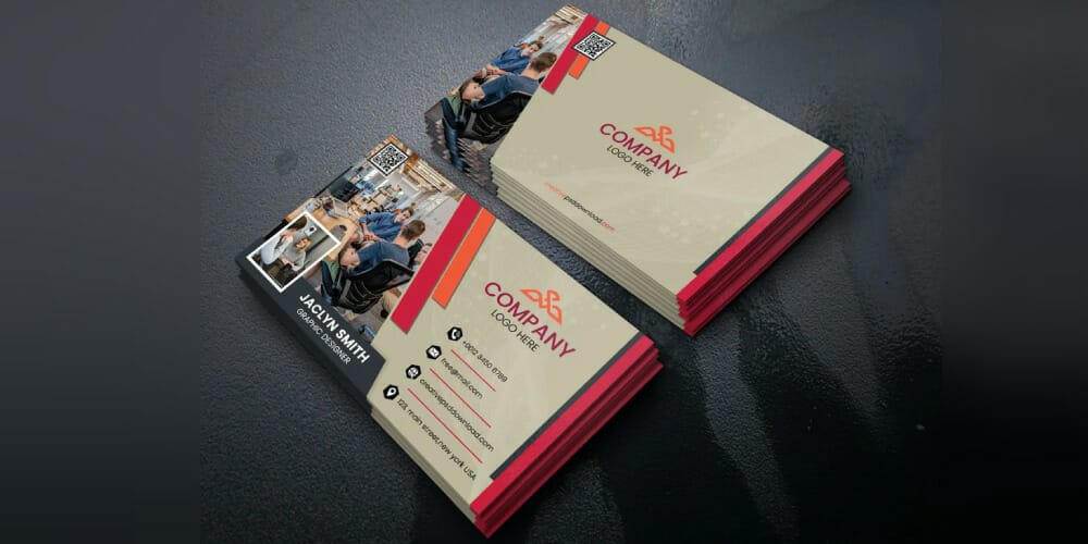 100+ Free Business Cards PSD 213 Corporate Classic Business Card