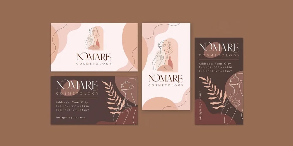 100+ Free Business Cards PSD 50 Cosmetologist Business Card Template