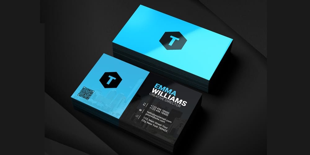 Creative Agency Business Card Template PSD