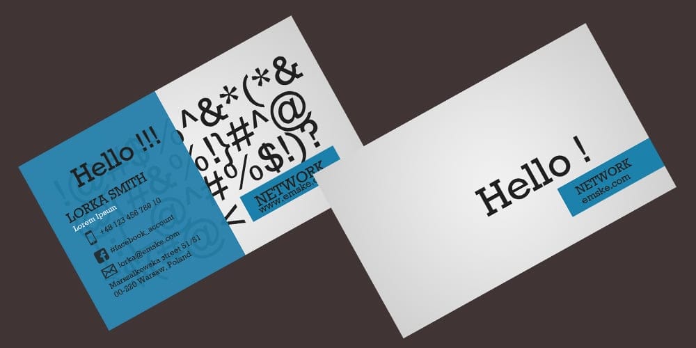 Creative Business Card Template