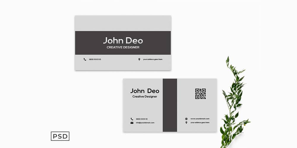 100+ Free Business Cards PSD 188 Creative Business Card Template V1