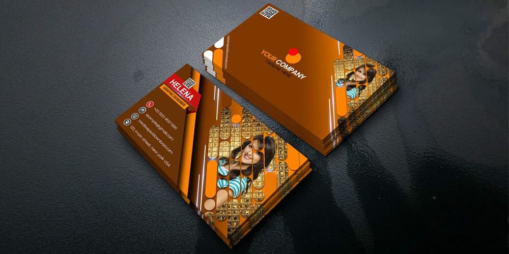 100+ Free Business Cards PSD 212 Creative Corporate Business Card Template