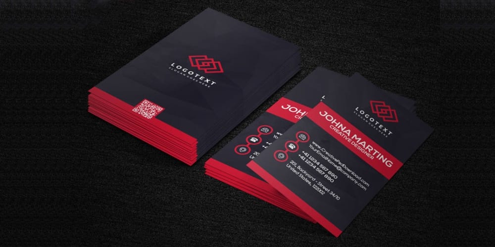 Creative Designer Vertical Business Card PSD