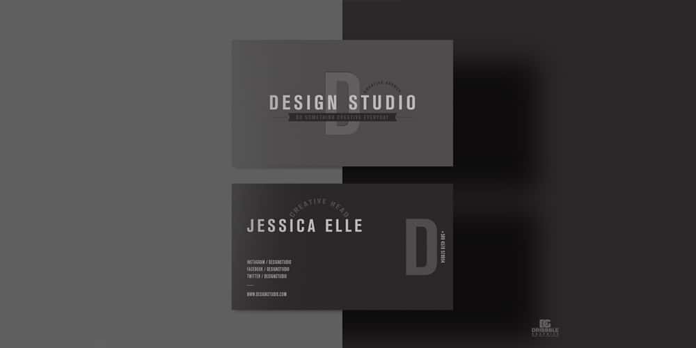 100+ Free Business Cards PSD 305 Design Studio Business Card Design Template