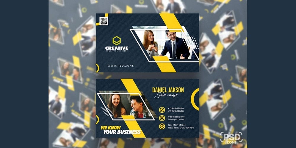 100+ Free Business Cards PSD 199 Designer Business Card Template