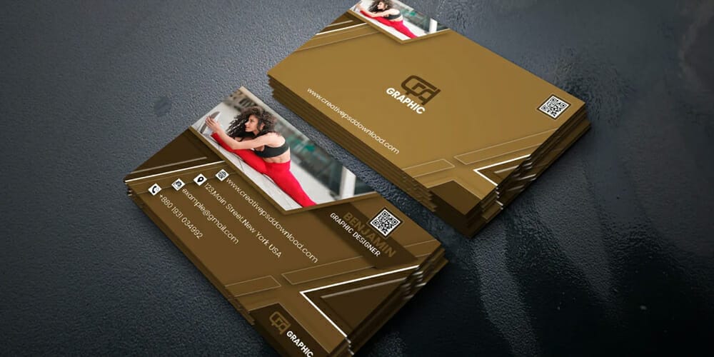100+ Free Business Cards PSD 119 Designer Modern Business Card Template