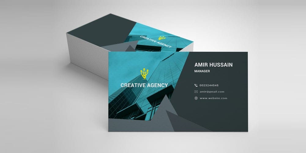 Elegant Business Card Template PSD