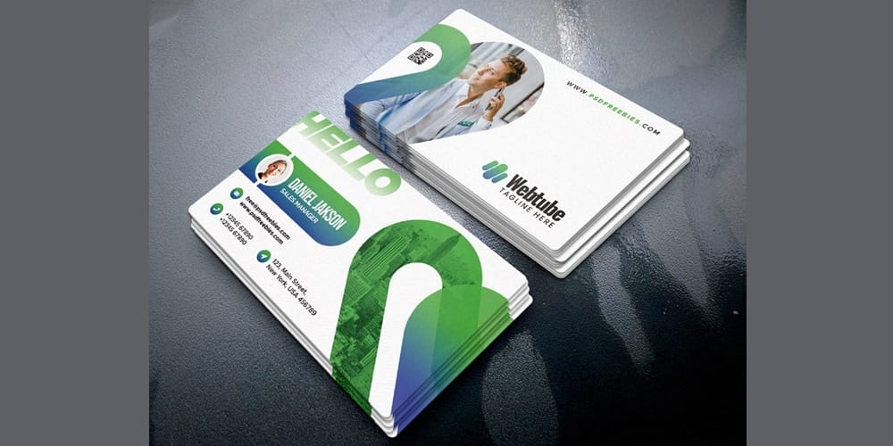 100+ Free Business Cards PSD 368 Elegant Minimal Business Card Template