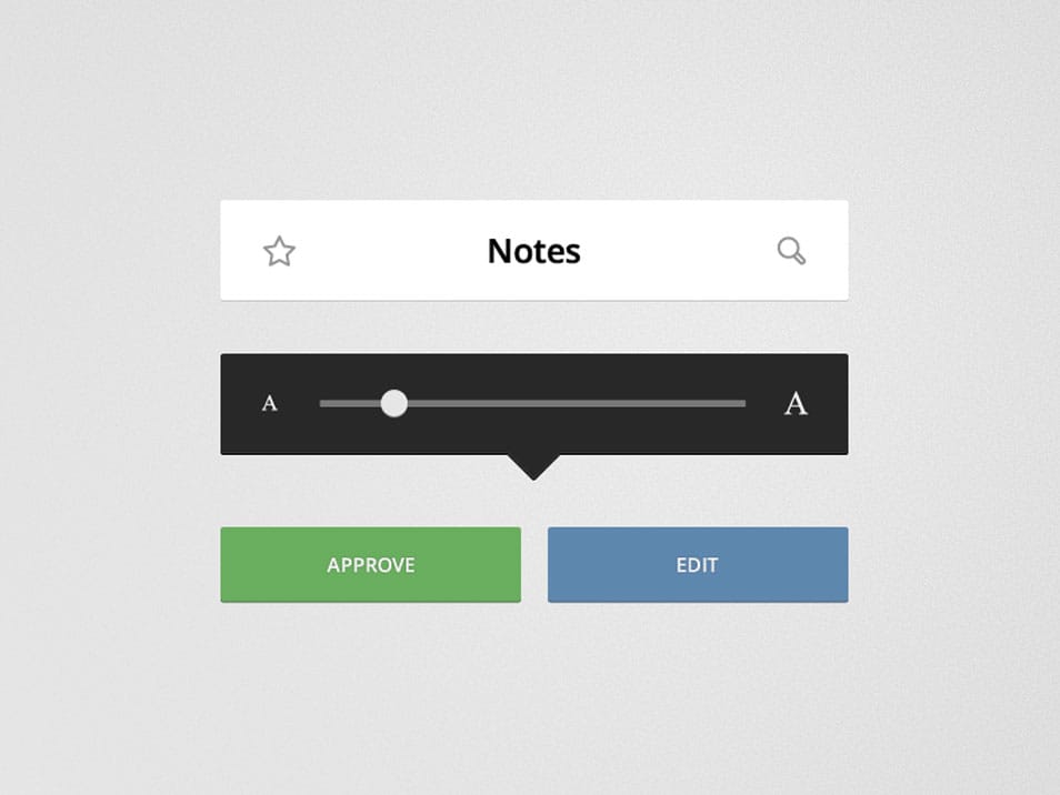75+ Latest Free UI designs PSD 54 Flat Reader Elements (Free PSD)