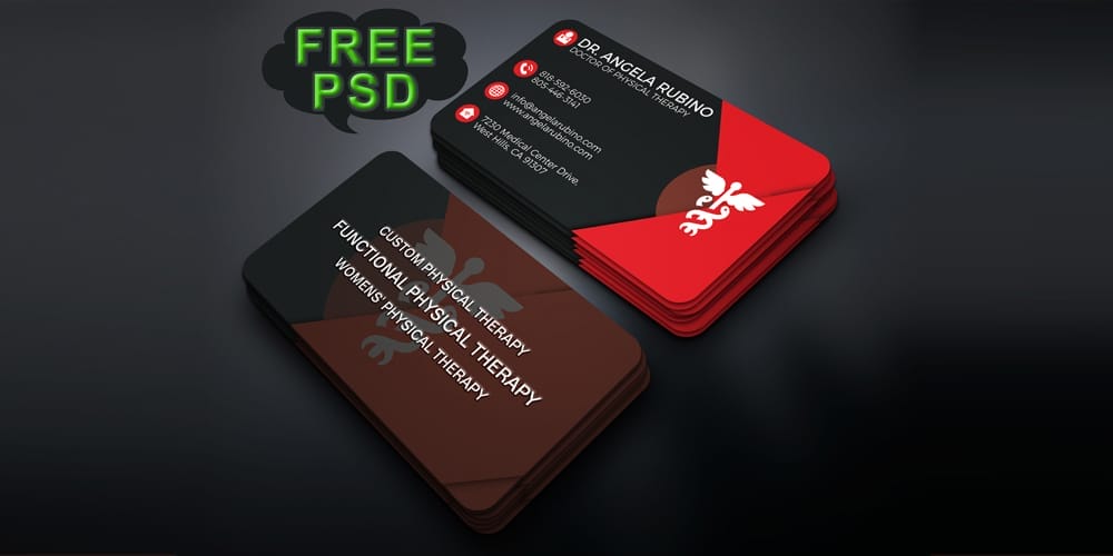 100+ Free Business Cards PSD 56 Free Business Card PSD for Doctor