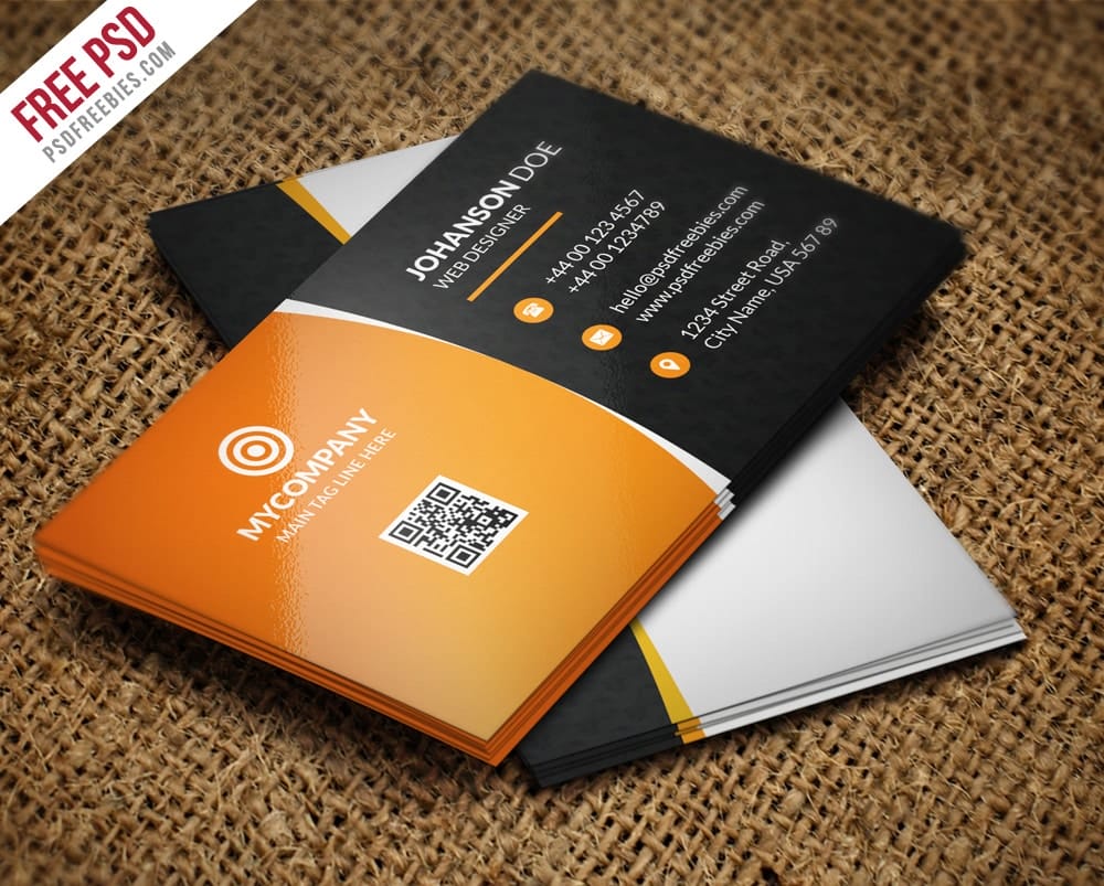 Free Corporate Business Card Bundle PSD