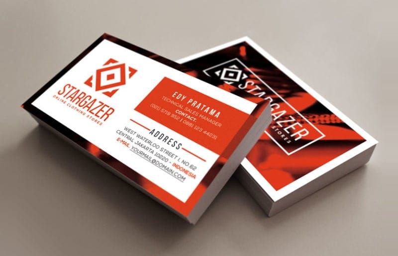 Free Corporate Business Card Template PSD