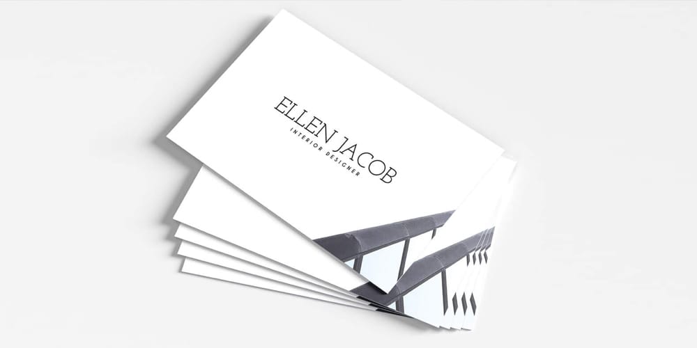 100+ Free Business Cards PSD 480 Free Interior Design Business Card Template PSD