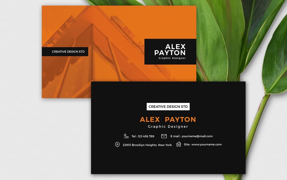 Free Minimal Business Card PSD