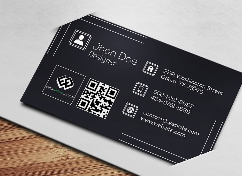 Free Minimal Business Card PSD