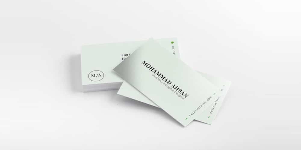 100+ Free Business Cards PSD 380 Free Minimal Business Card PSD