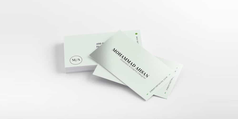 Free Minimal Business Card PSD