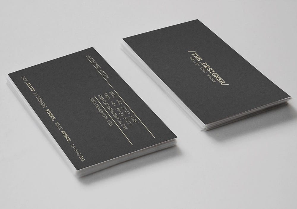 Free Minimal Business Card PSD