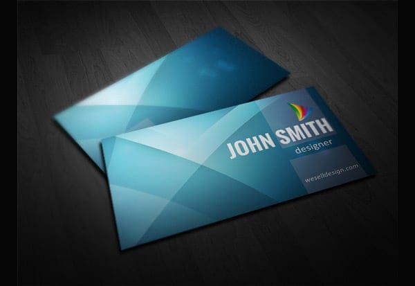 Free Minimal Business Card Template PSD