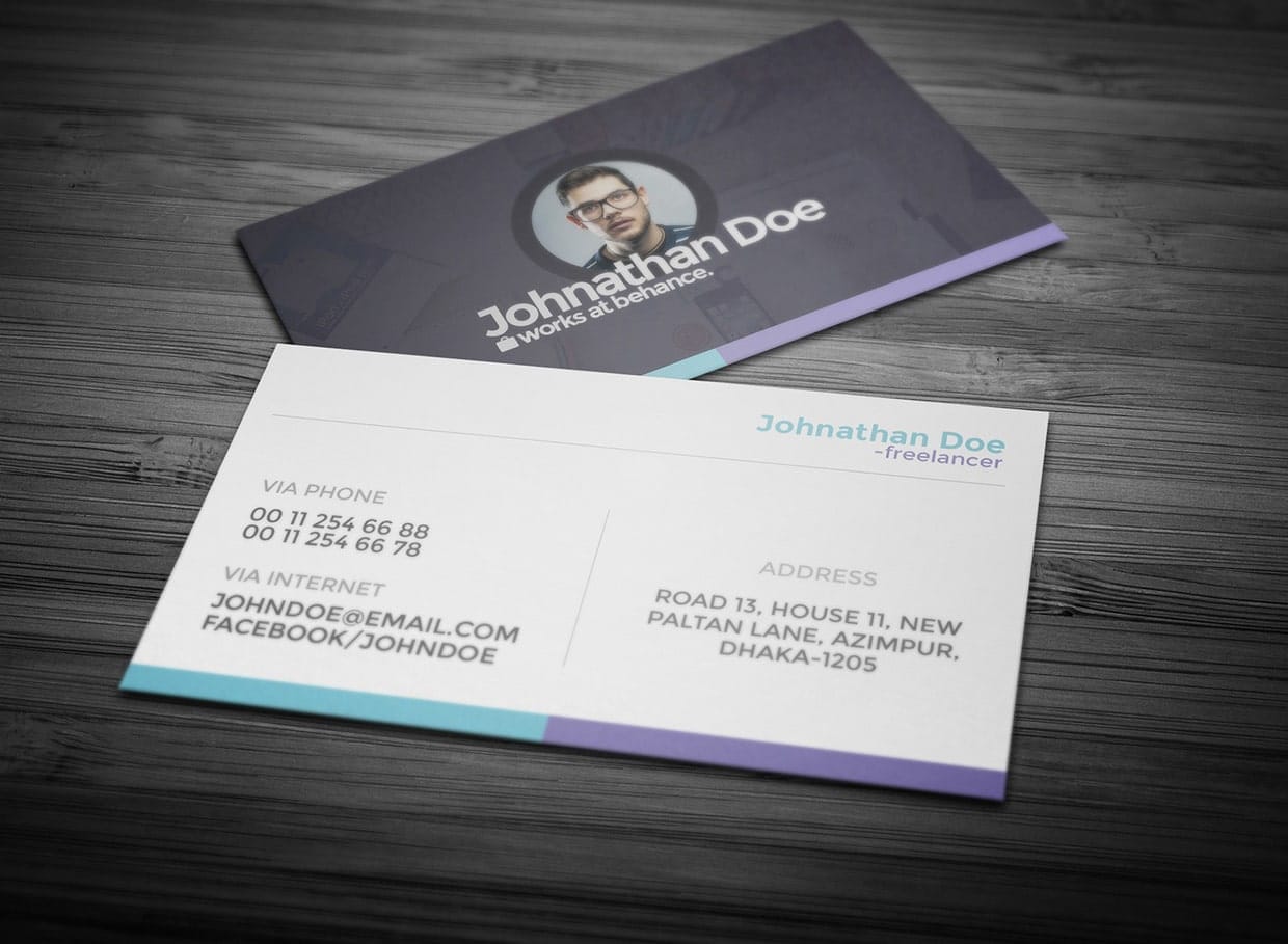 100+ Free Business Cards PSD 454 Free Personal Business Card PSD