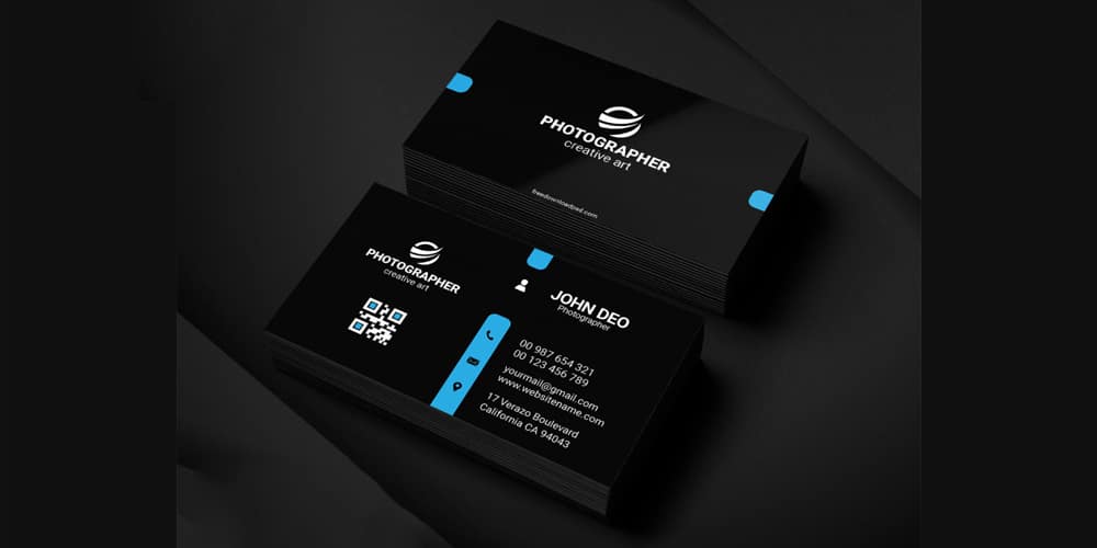 Free Personal Business Card Template PSD