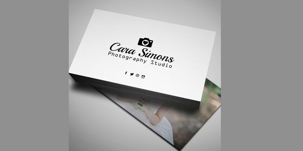 Free Photographer Business Card Template PSD 