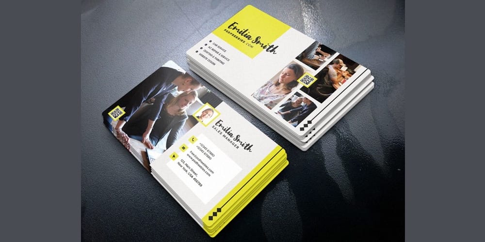 100+ Free Business Cards PSD 455 Freelancer Business Card PSD