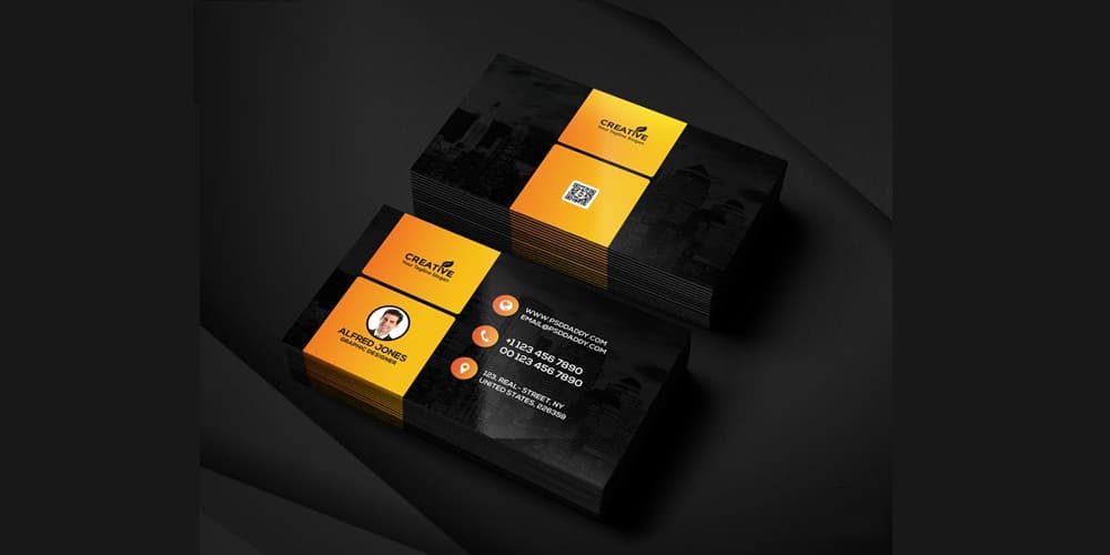 100+ Free Business Cards PSD 160 Graphic Designer Business Card PSD