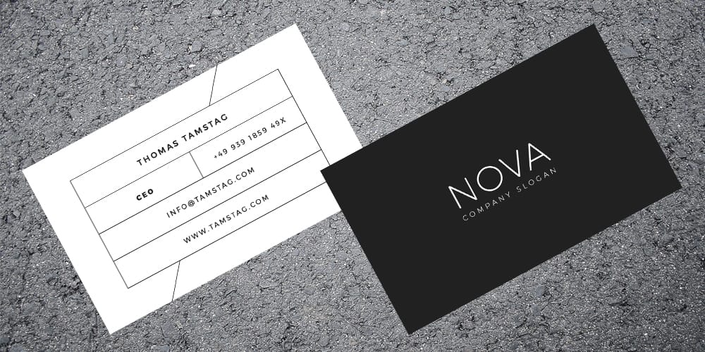 Handy Business Card Template PSD